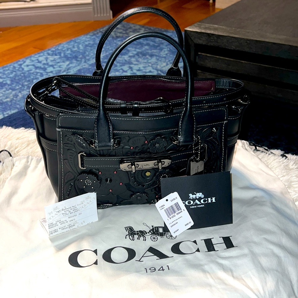 Coach #11854 Swagger 27 With Tea Rose Tooling - Picture 13 of 16